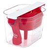 Rise By Dash 1 cups Plastic Clear/Red Measuring Cup Set RSMS150GBRR24